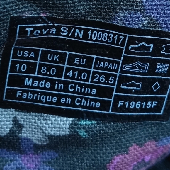 TEVA women's Foxy Bison Black Ankle Zip Heeled Harness Brushed Leather Boots Siz - Picture 9 of 11